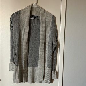Gray Ribbed Women's Sweater